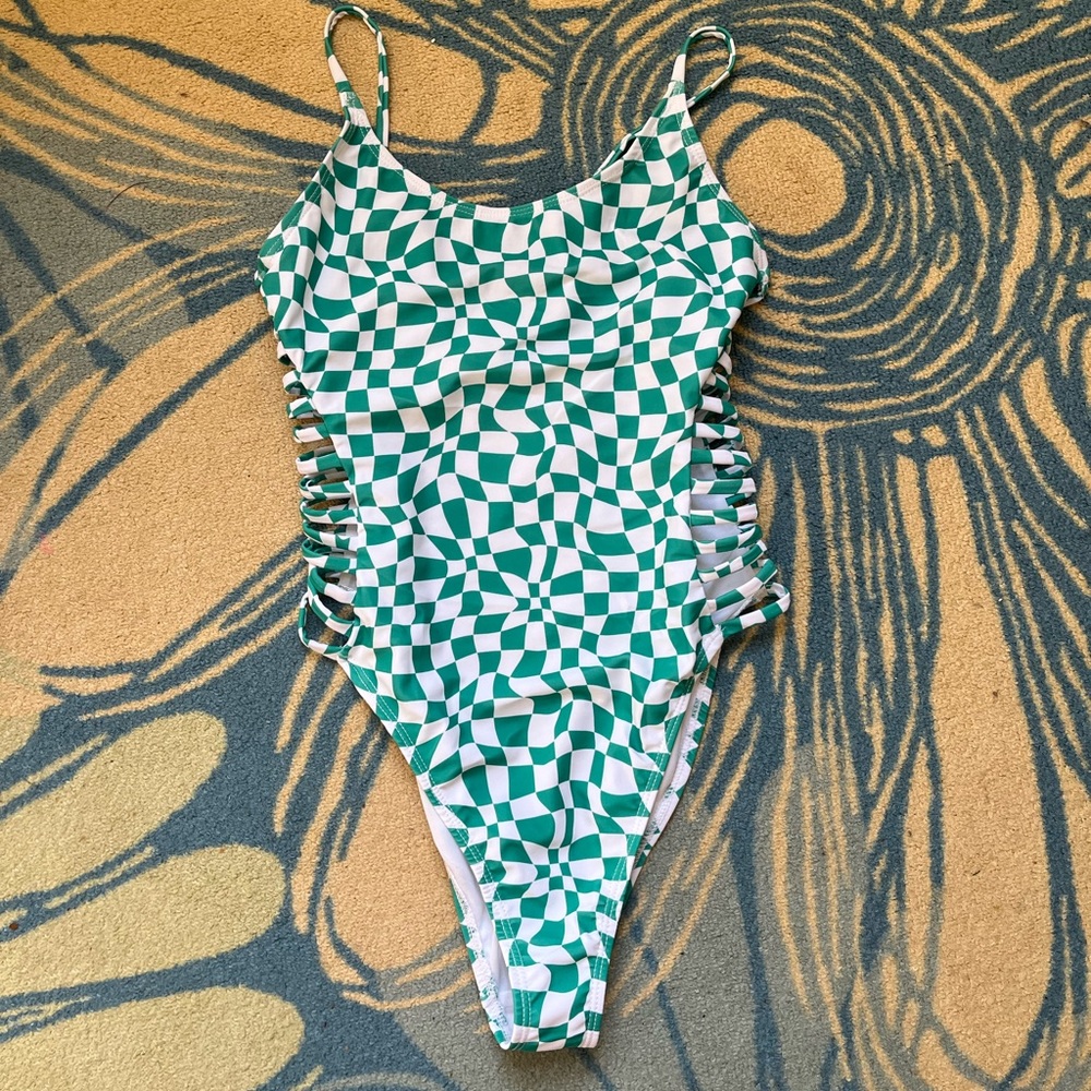 Funky pattern one piece swimsuit NEW WITH TAGS